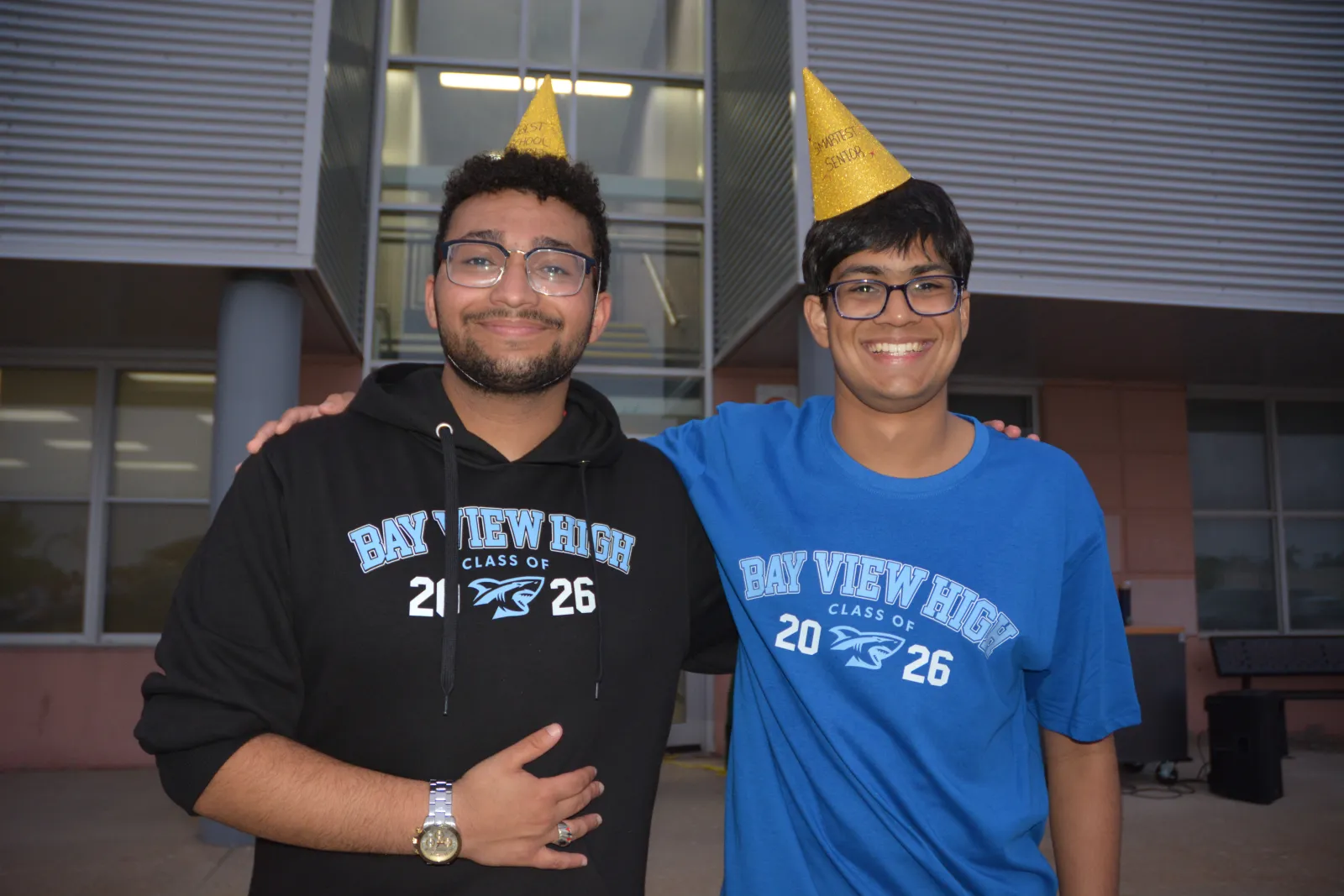 Me and a friend at Senior Sunset