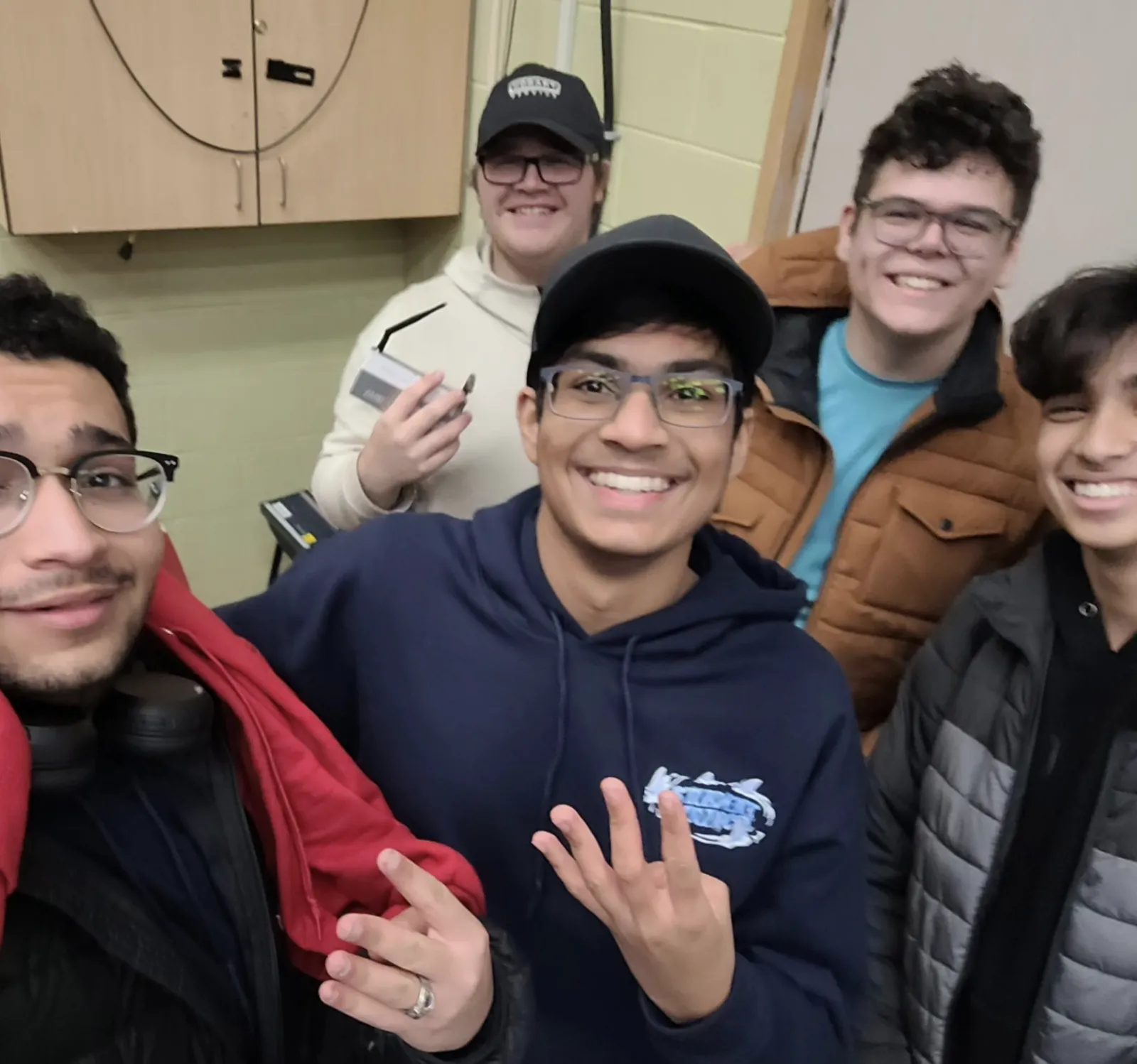 The Tech Club Executive team at an event
